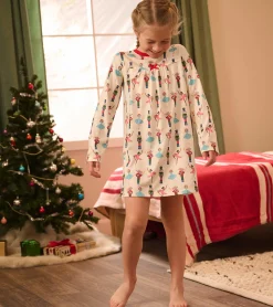 Sale Nutcracker Long Sleeve Girls Nightgown Sleepwear|Sleepwear