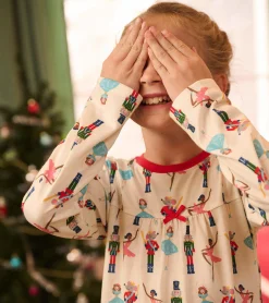 Sale Nutcracker Long Sleeve Girls Nightgown Sleepwear|Sleepwear