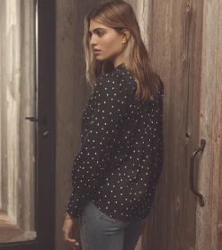 Clearance Olivia Blouse - Classic Spots Women Tops