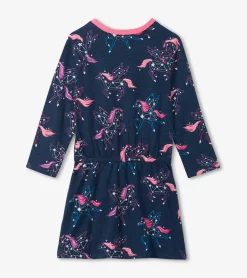 Sale Pegasus Constellations Drop Waist Dress Dresses