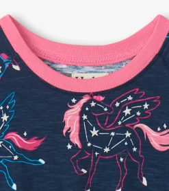 Sale Pegasus Constellations Drop Waist Dress Dresses