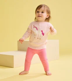 Online Pink Cozy Leggings Bottoms
