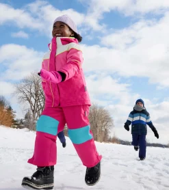 Outlet Pink Kids Snow Pants Outerwear