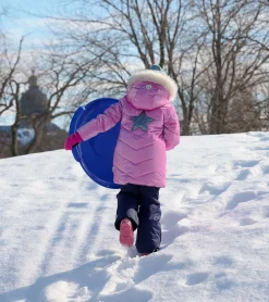 New Pink Star Kids Puffer Jacket Outerwear