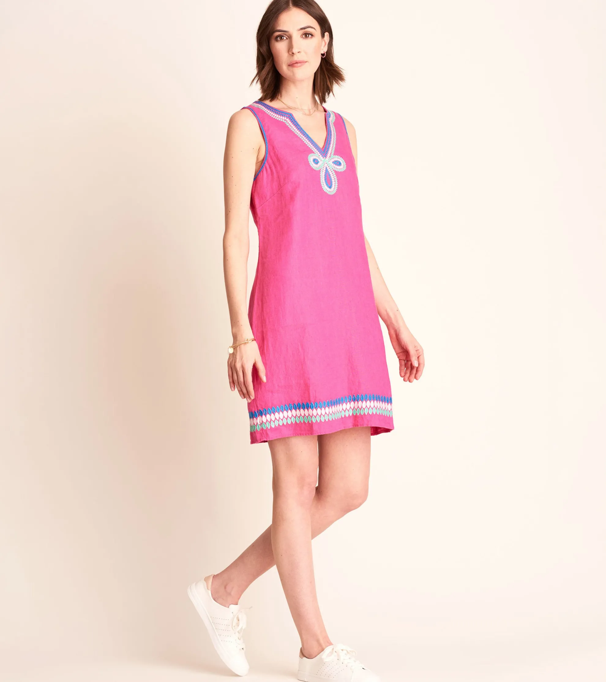 New Portia Sheath Dress - Fuchsia Women Dresses