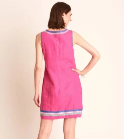 New Portia Sheath Dress - Fuchsia Women Dresses
