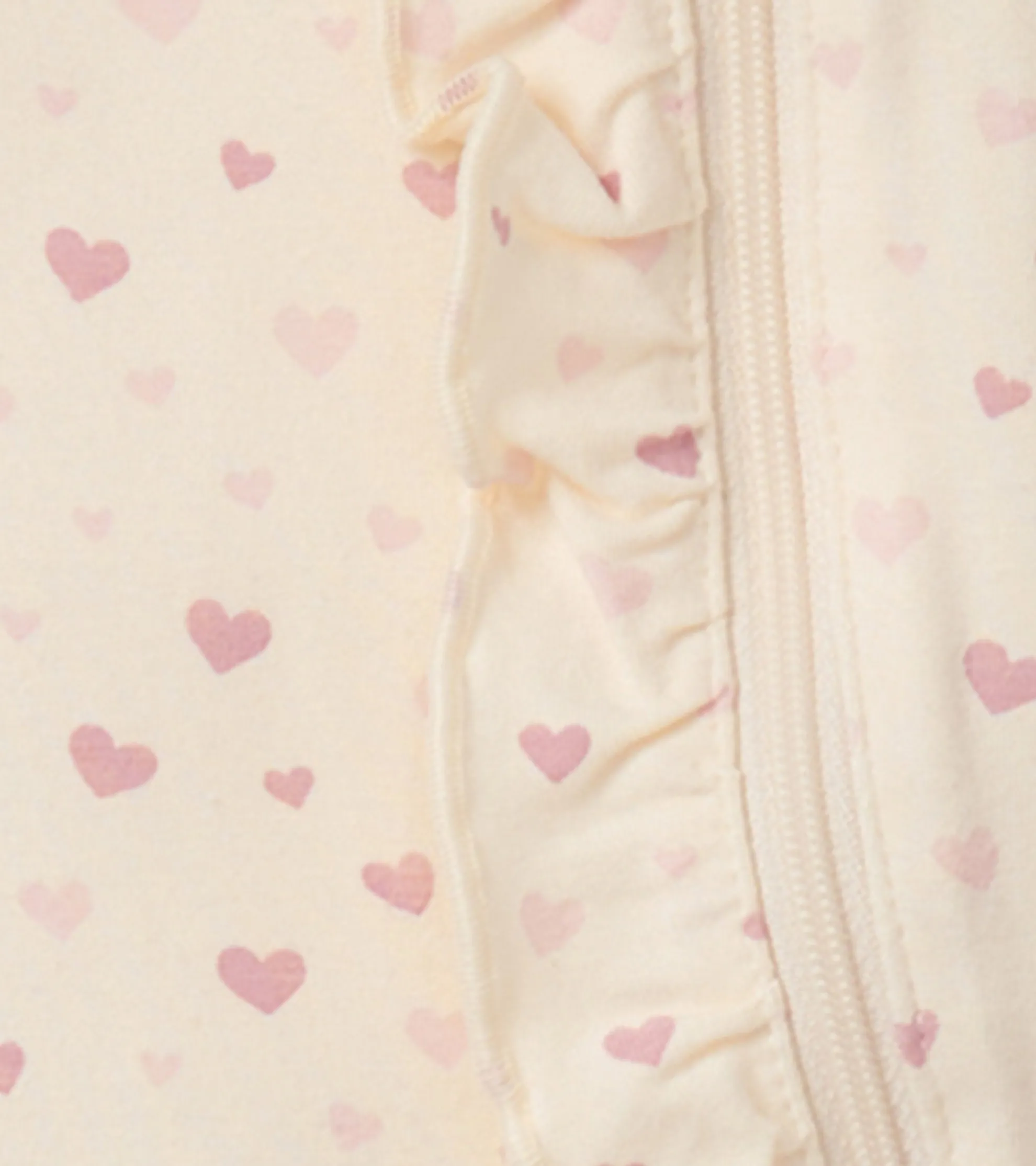 Online Pretty Hearts Newborn Ruffle Footed Sleeper Sleepwear|Sleepwear