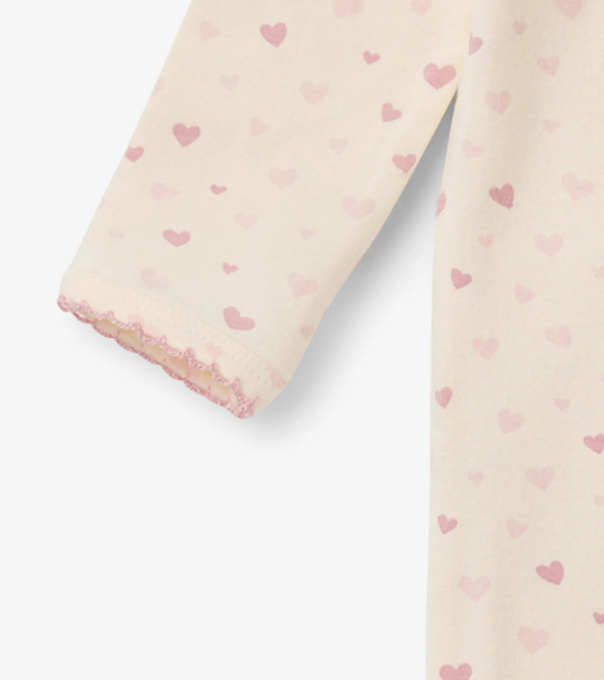 Online Pretty Hearts Newborn Ruffle Footed Sleeper Sleepwear|Sleepwear