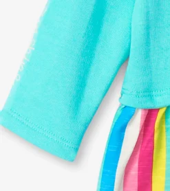 Clearance Radiant Rainbow Layered Knit Dress Dresses