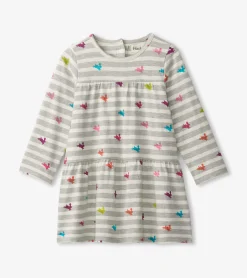 Hot Rainbow Bunnies Tiered Dress Dresses