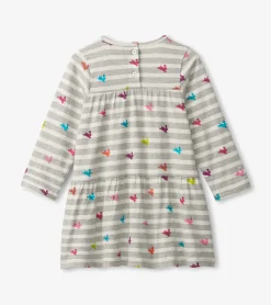 Hot Rainbow Bunnies Tiered Dress Dresses