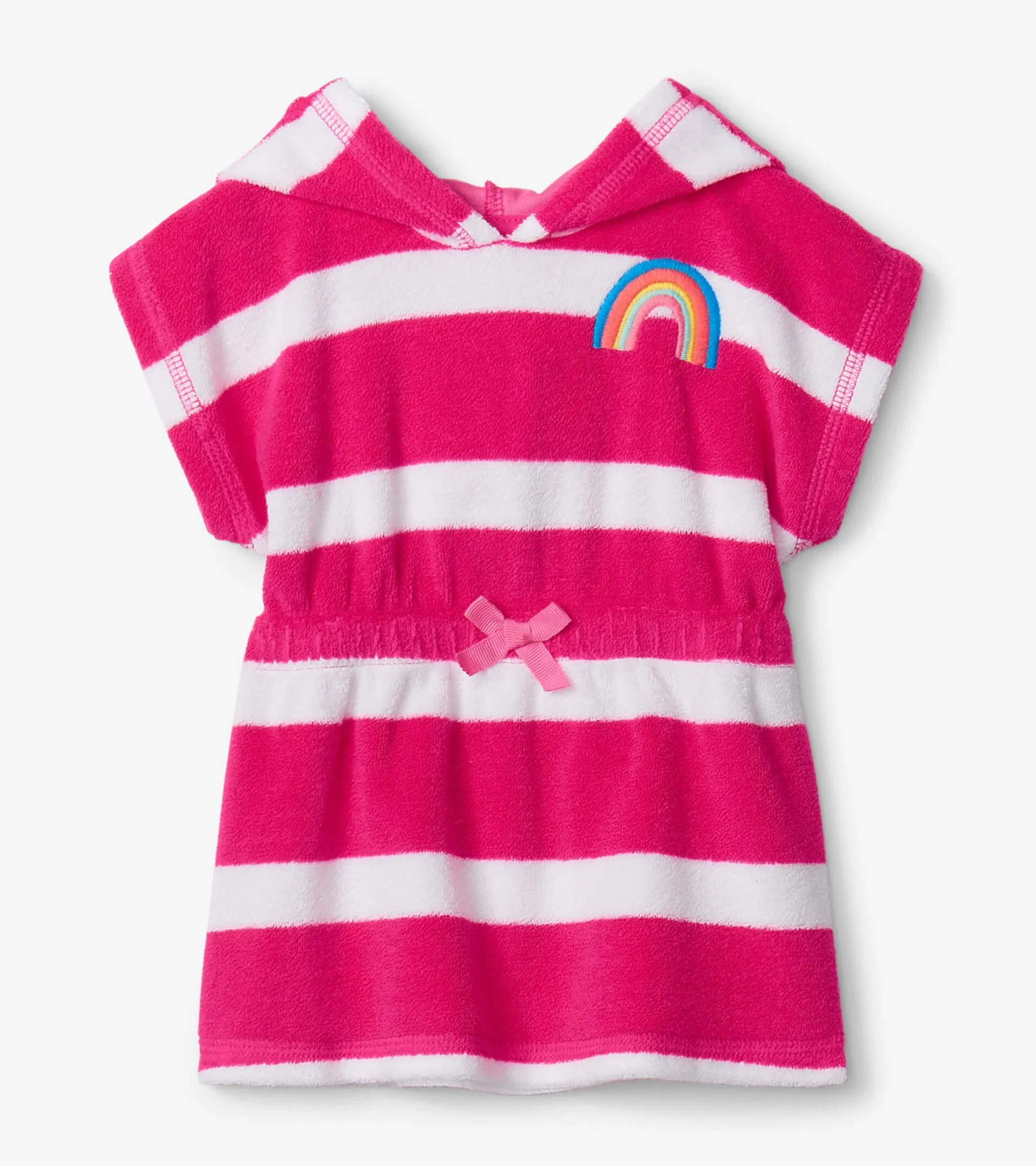 Outlet Rainbow Stripe Baby Hooded Terry Cover-Up Swimwear|Swimwear