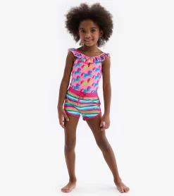 Hot Rainbow Stripes Swim Shorts Swimwear|Swimwear
