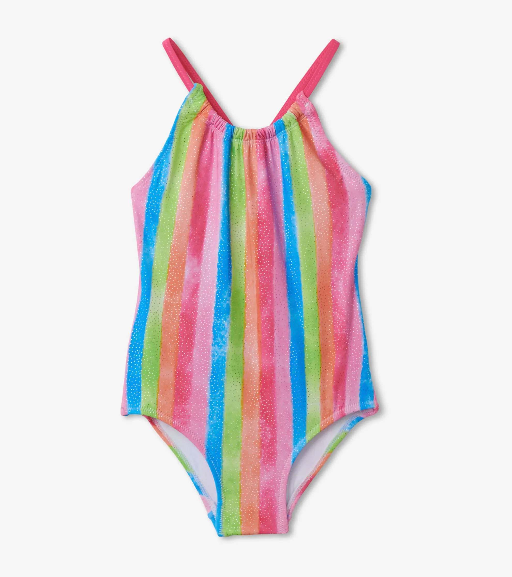 New Rainbow Stripes Swimsuit Swimwear|Swimwear