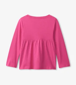 Clearance Rasberry Unicorn Long Sleeve T-Shirt Tops