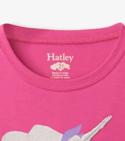 Clearance Rasberry Unicorn Long Sleeve T-Shirt Tops
