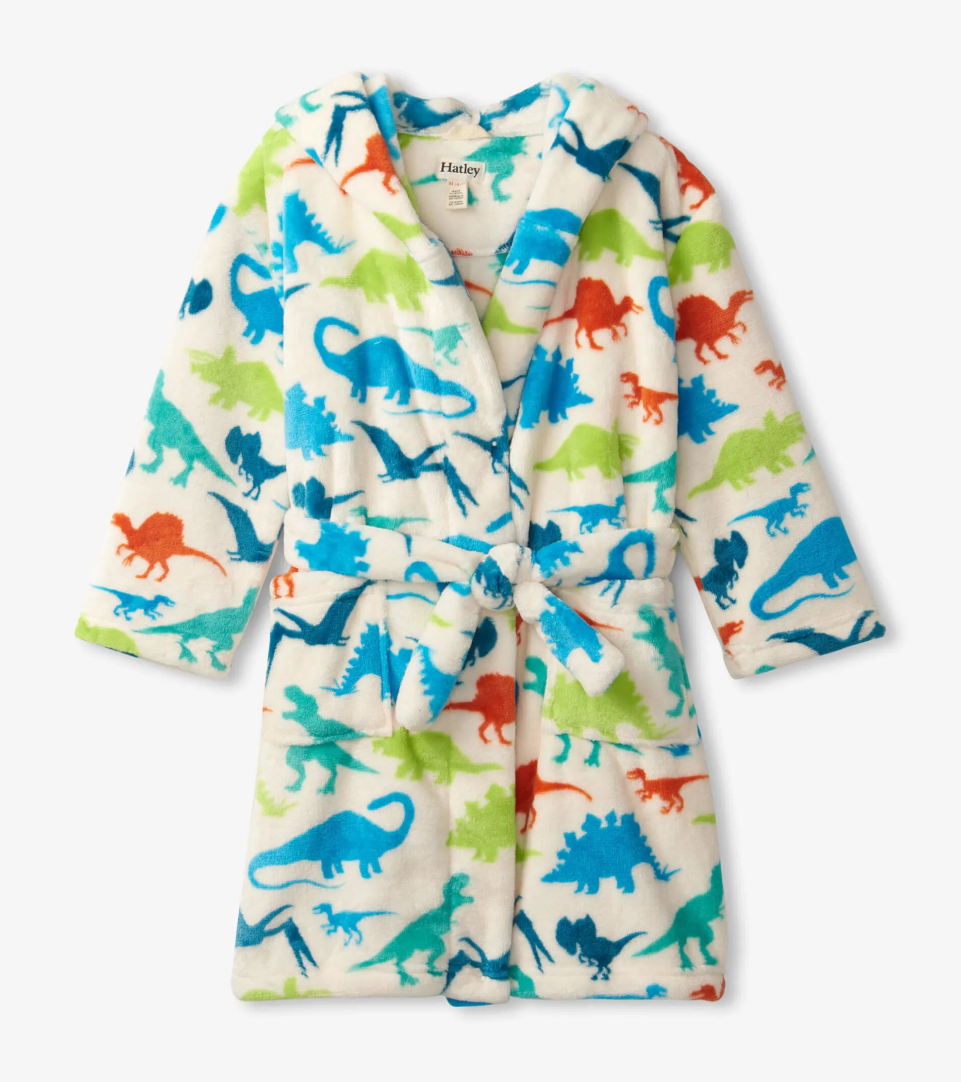 Outlet Real Dinosaurs Kids Fleece Robe BOY Sleepwear|Sleepwear
