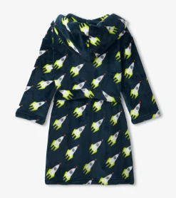 Sale Rocket Man Kids Fleece Robe BOY Sleepwear|Sleepwear