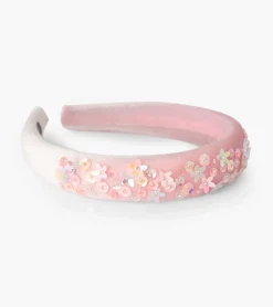 Discount Rose Shadow Velvet Puff Headband Accessories