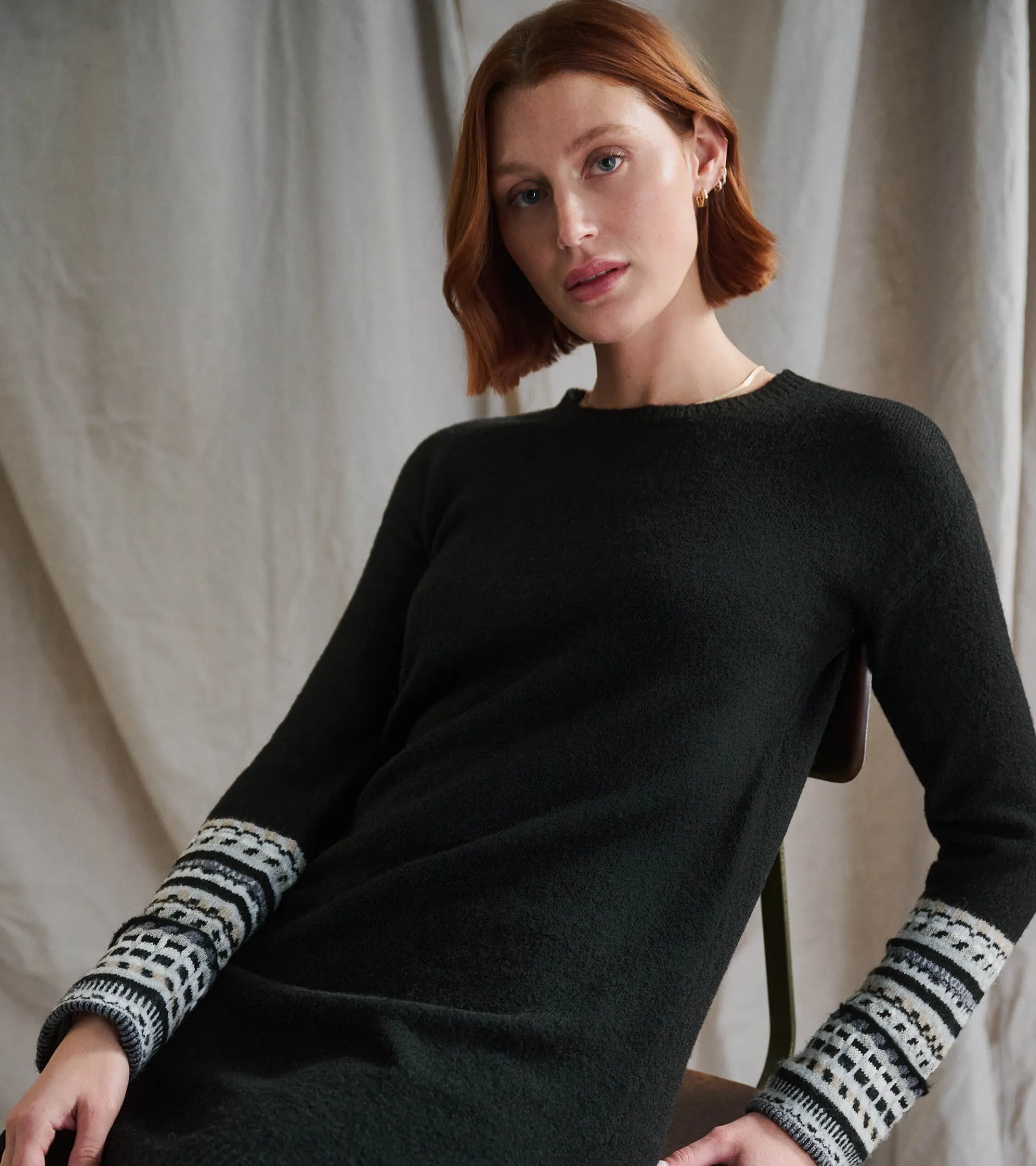 Clearance Sadie Sweater Dress - Black Women Dresses