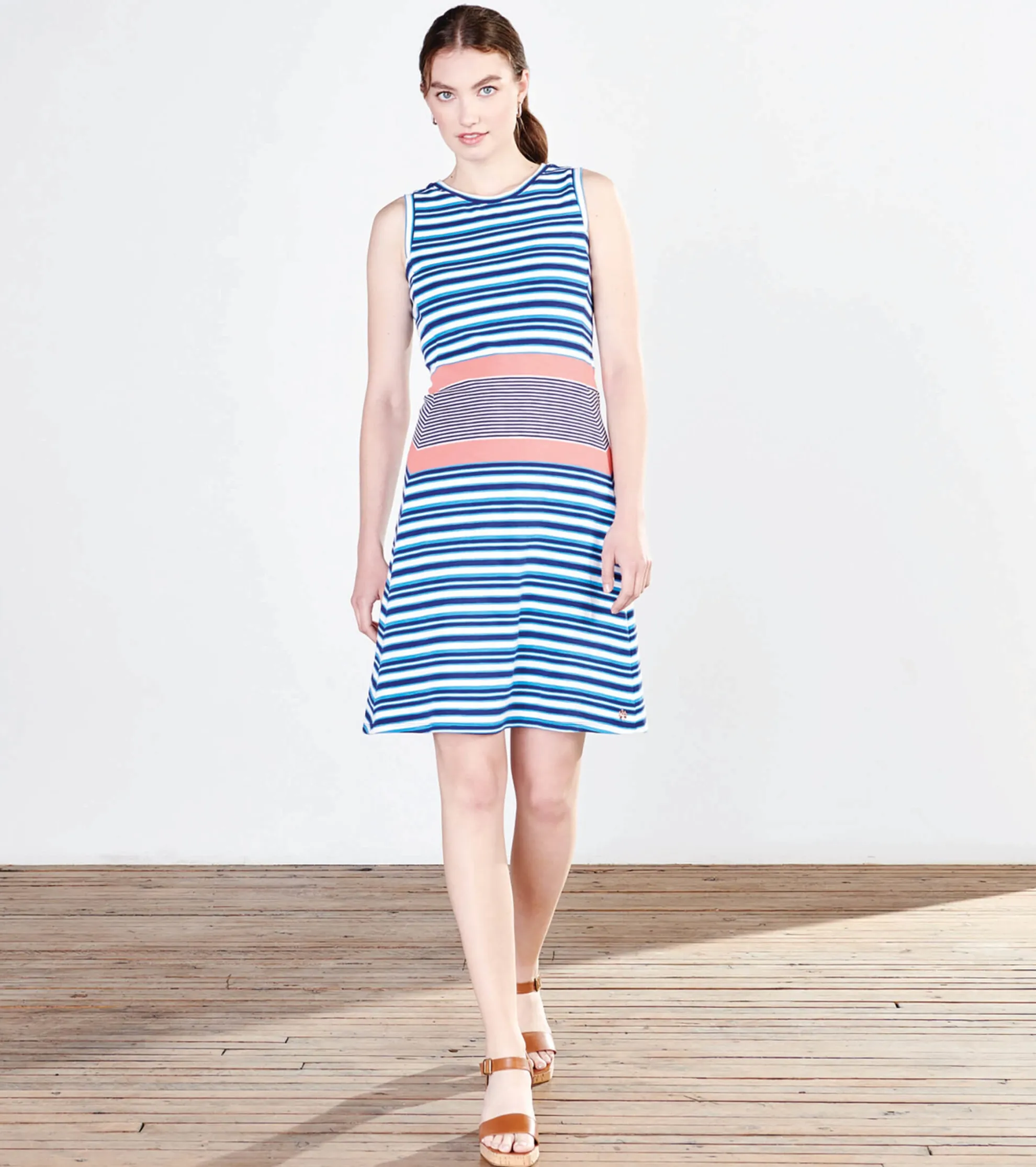 Clearance Sarah Dress - Sunrise Stripes Women Dresses