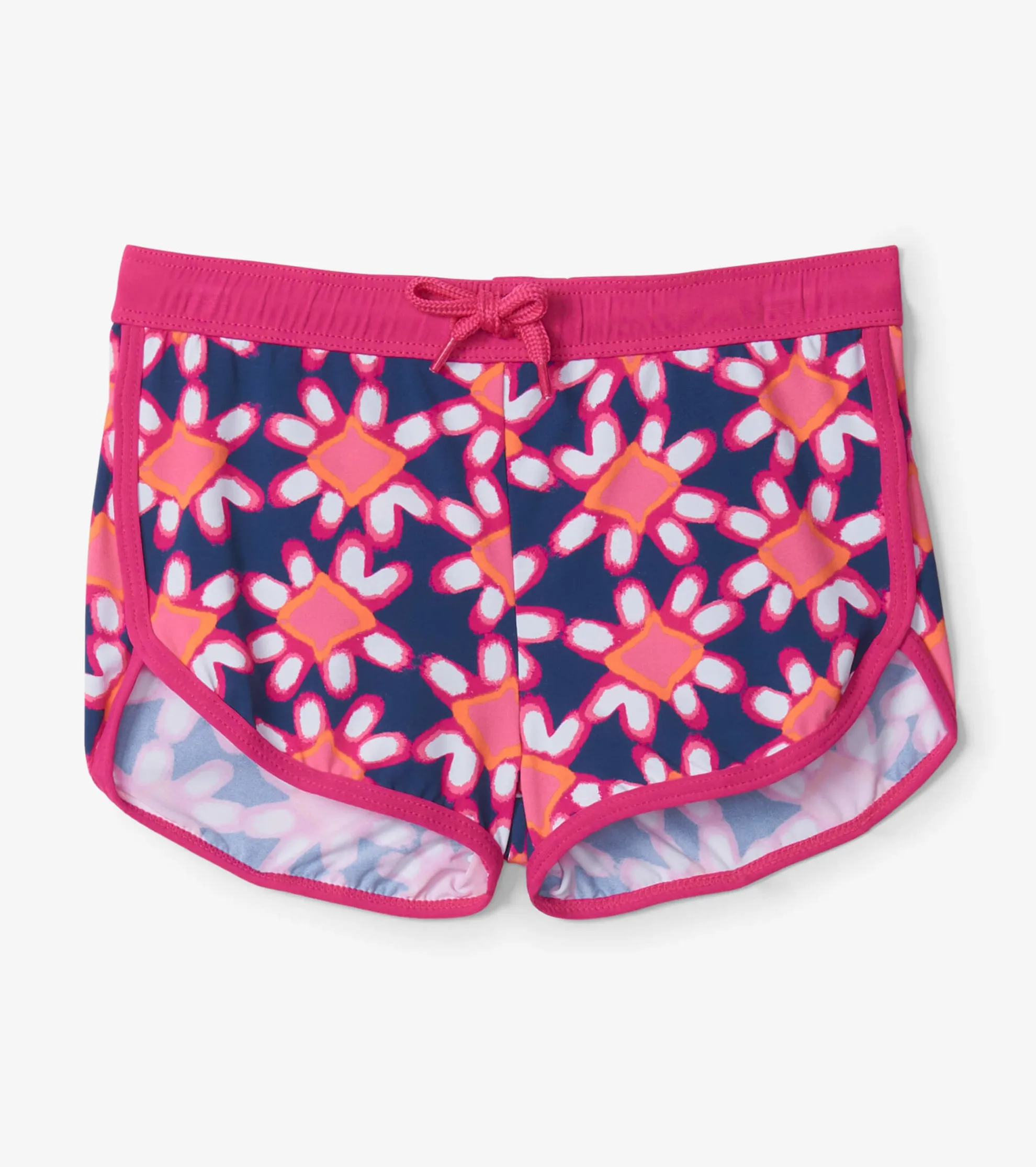 Hot Shibori Flowers Swim Shorts Swimwear|Swimwear