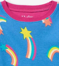 New Shooting Stars Kids Organic Cotton Pajama Set Sleepwear|Sleepwear