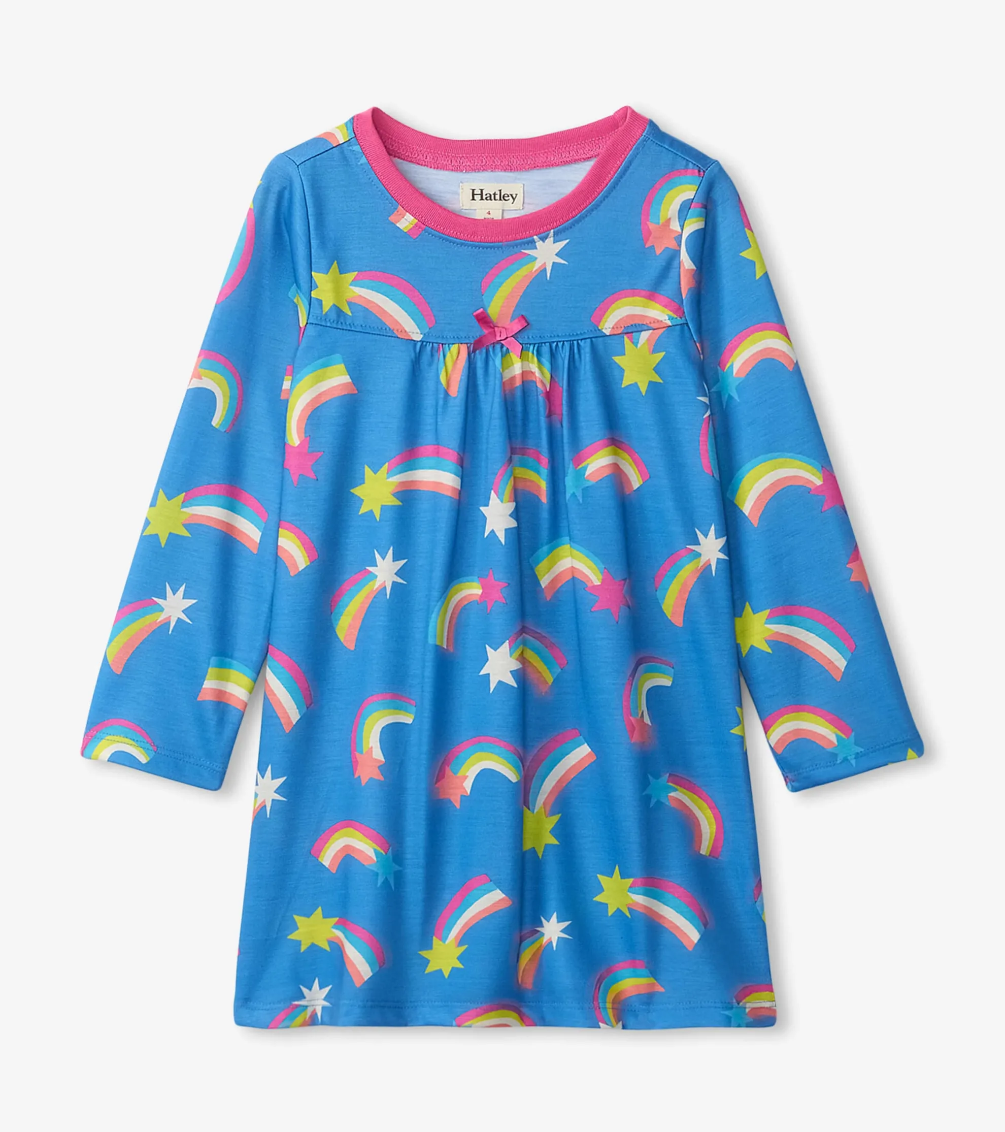 Discount Shooting Stars Long Sleeve Girls Nightgown Sleepwear|Sleepwear
