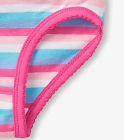 Clearance Stripes Girls Brief Underwear 3 Pack Underwear|Accessories
