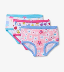 Summer Prints Girls Hipster Underwear 3 Pack Underwear|Accessories