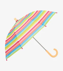 Summer Rainbow Stripes Umbrella Rainwear|Rainwear