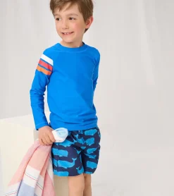 Hot Surf Stripes Longsleeve Rashguard BOY Swimwear|Swimwear