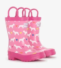 Clearance Toddler Girls French Bulldogs Rain Boots Rainwear|Rainwear