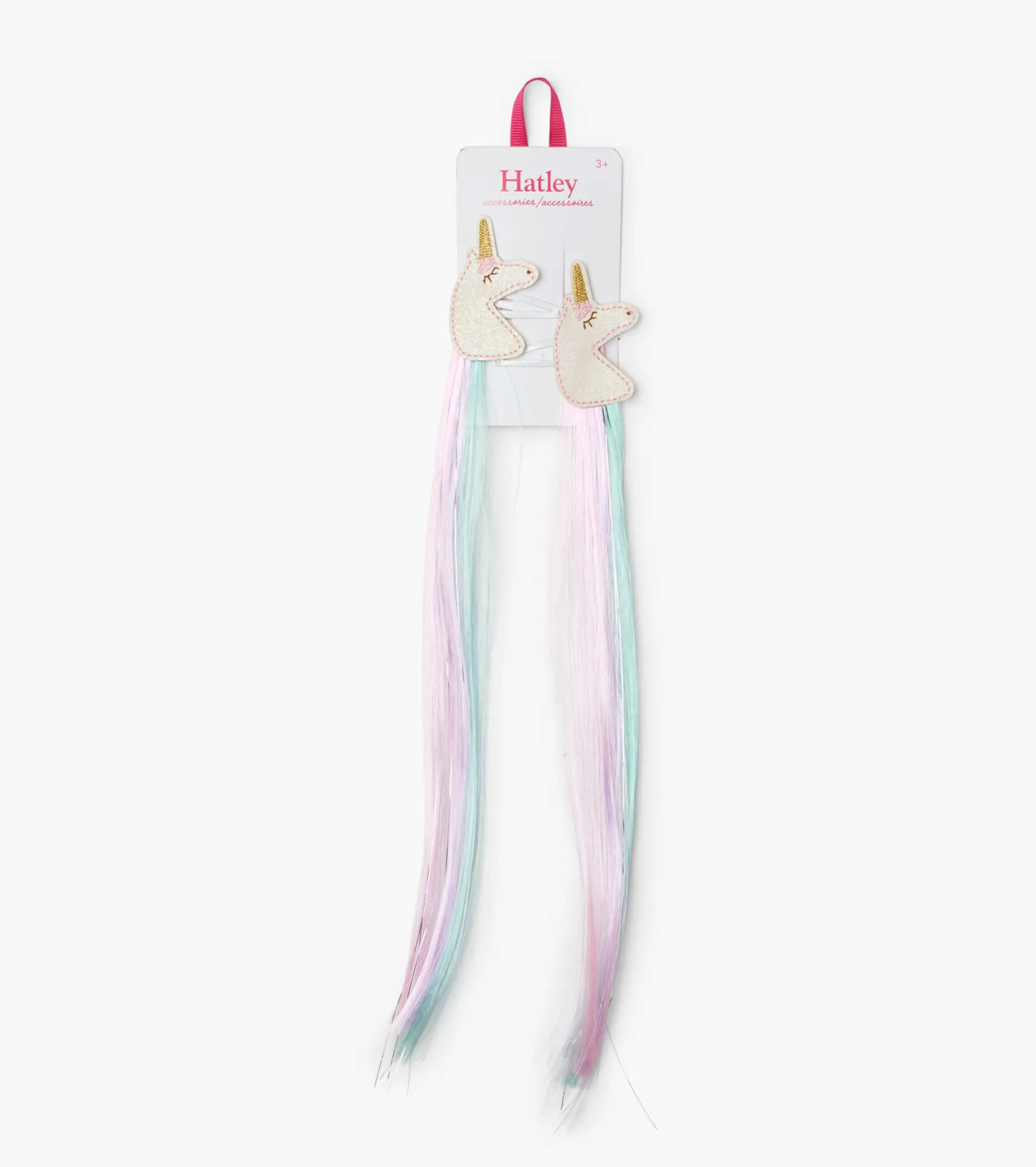 Unicorn 2 Pack Faux Hair Clip In Extensions Accessories