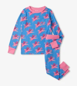 Hot Unicorn Bamboo Kids Pajama Set Sleepwear|Sleepwear