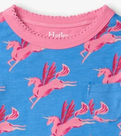 Hot Unicorn Bamboo Kids Pajama Set Sleepwear|Sleepwear