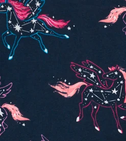 Outlet Unicorn Constellations Organic Cotton Raglan Kids Pajama Set Sleepwear|Sleepwear