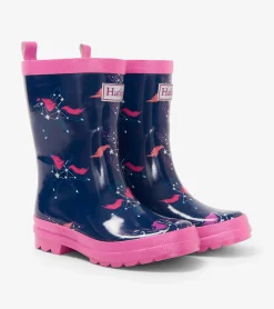 Sale Unicorn Constellations Shiny Kids Rain Boots Rainwear|Rainwear